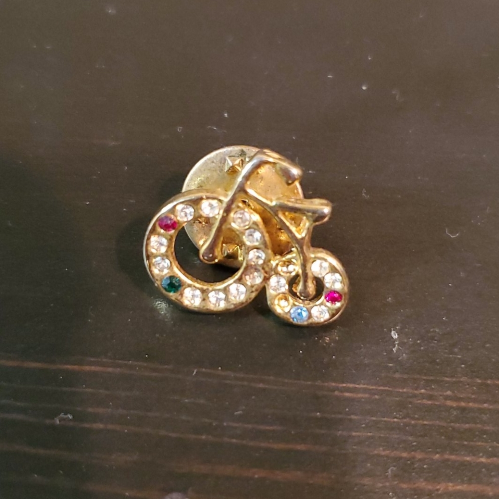 Bicycle brooch